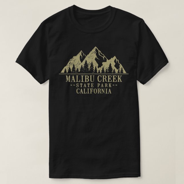 Camiseta Parque estatal California Malibu Creek (Diseño del anverso)