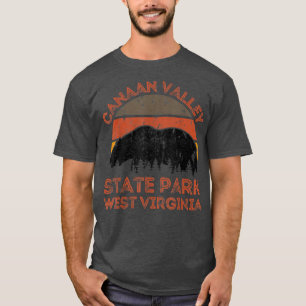 Camiseta Parque Estatal Canaan Valley West Virginia Bear Na