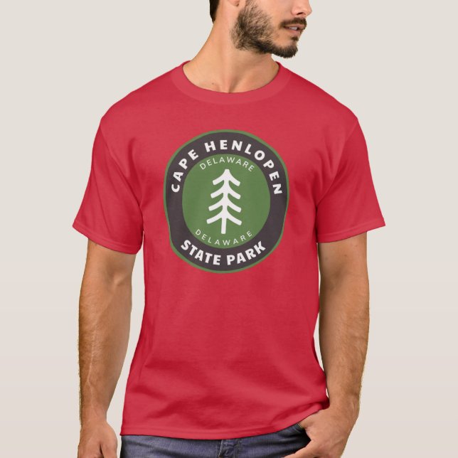 Camiseta Parque Estatal Cape Henlopen Delaware De Mountain  (Anverso)