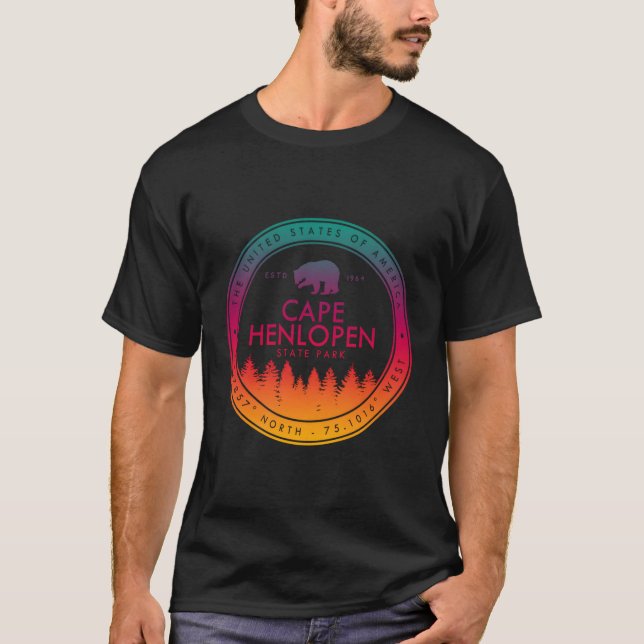 Camiseta Parque Estatal Cape Henlopen Delaware Gifts De (Anverso)