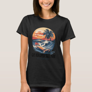 Camiseta Parque Estatal Cape Henlopen Delaware Monopatín Pa