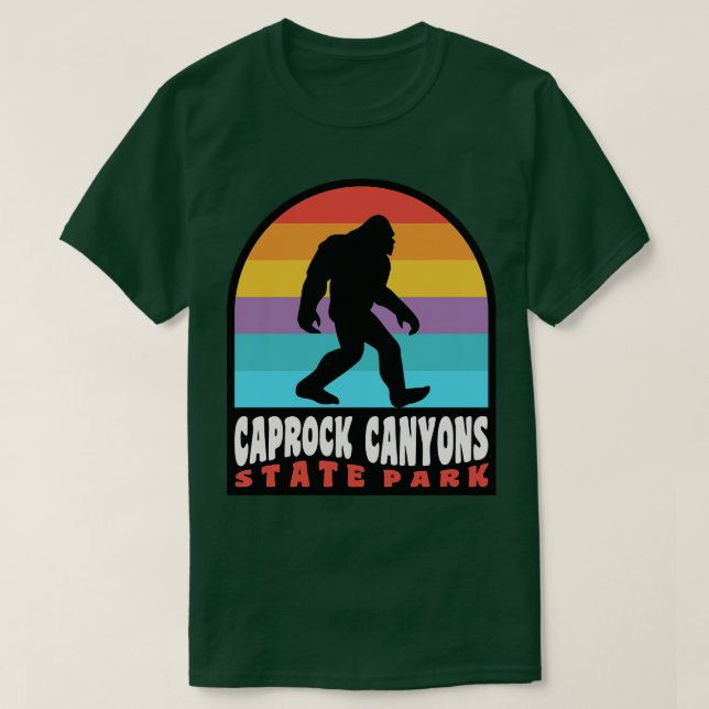 Camiseta Parque Estatal Caprock Canyons Amarillo Texas (Diseño del anverso)