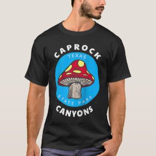 Camiseta Parque Estatal Caprock Canyons Texas TX Mushroom S