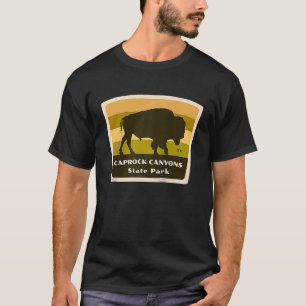 Camiseta Parque Estatal Caprock Canyons y Trail Texas TX Bi