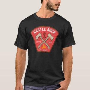 Camiseta Parque Estatal Castle Rock Illinois Forest Camp Fi
