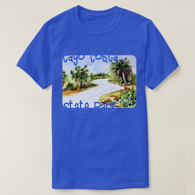 Camiseta Parque estatal Cayo Costa Florida (Diseño del anverso)