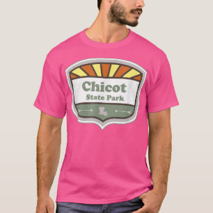 Camiseta Parque Estatal Chicot Louisiana La Sunburst Badge 