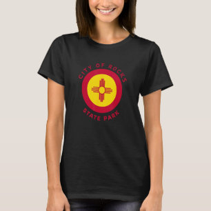Camiseta Parque Estatal Ciudad de Rocas Nuevo México Bander