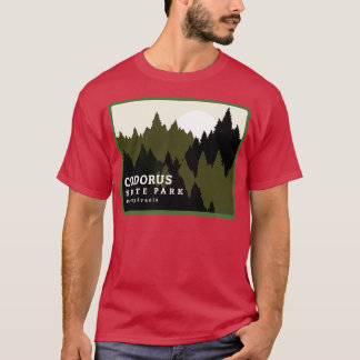 Camiseta Parque Estatal Codorus Pennsylvania Forest Sunrise