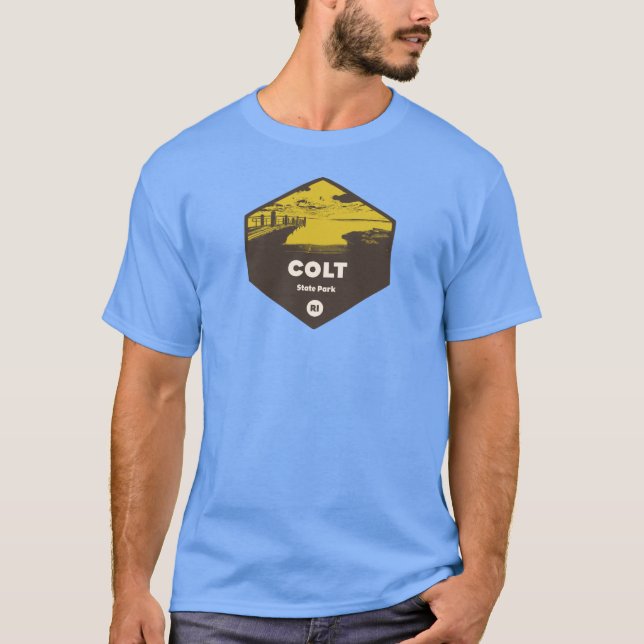Camiseta Parque Estatal Colt Rhode Island (Anverso)