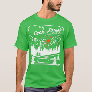 Camiseta Parque Estatal Cook Forest Park Pennsylvania Vinta