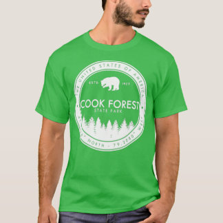 Camiseta Parque estatal Cook Forest Park Vintage Souvenirs 