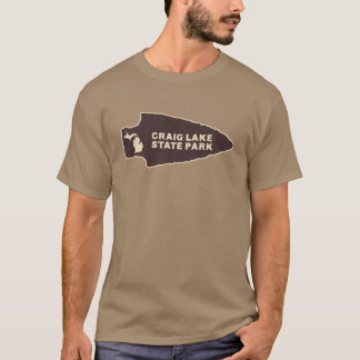 Camiseta Parque Estatal Craig Lake Michigan MI Rustic Arrow