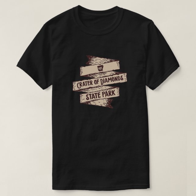 Camiseta Parque Estatal Crater de Diamonds Parque Estatal A (Diseño del anverso)