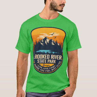 Camiseta Parque Estatal Crooked River Georgia Camping Vinta