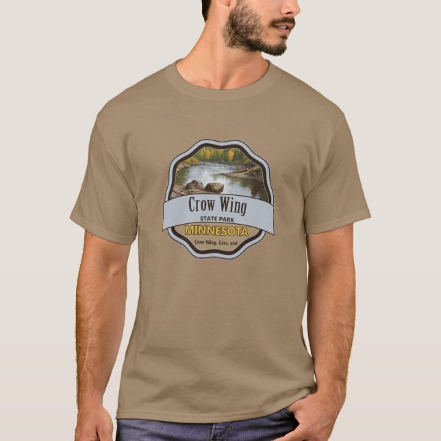 Camiseta Parque estatal Crow Wing (Anverso)