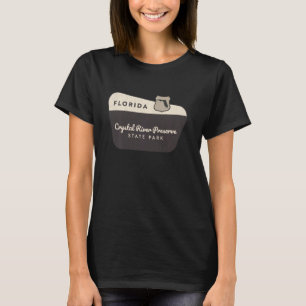 Camiseta Parque Estatal Crystal River Preserve Vac Rótulo F