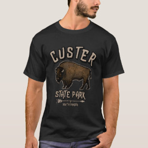 Camiseta Parque estatal Custer Bison South Dakota Souvenir