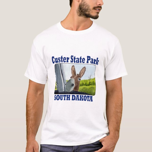 Camiseta Parque Estatal Custer, Dakota del Sur (Anverso)