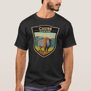 Camiseta Parque estatal Custer Dakota del Sur American Biso