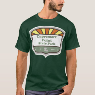 Camiseta Parque estatal Cypremort Point Louisiana LA Badge 