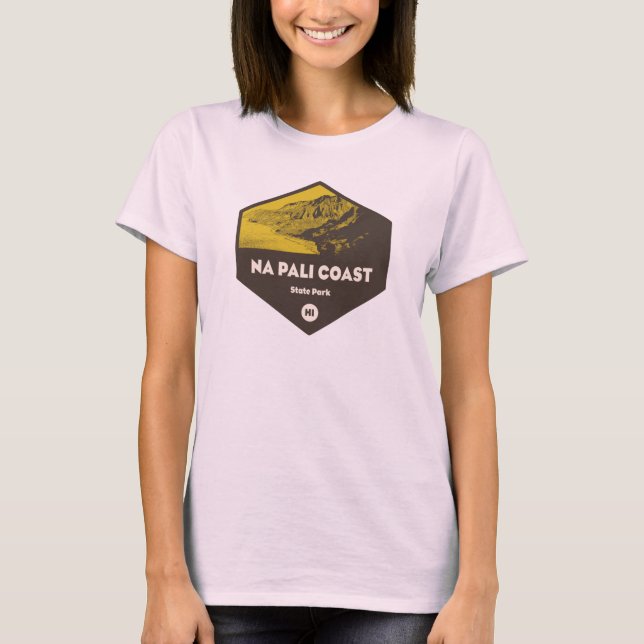Camiseta Parque Estatal de la Costa de Nā Pali Hawaii (Anverso)