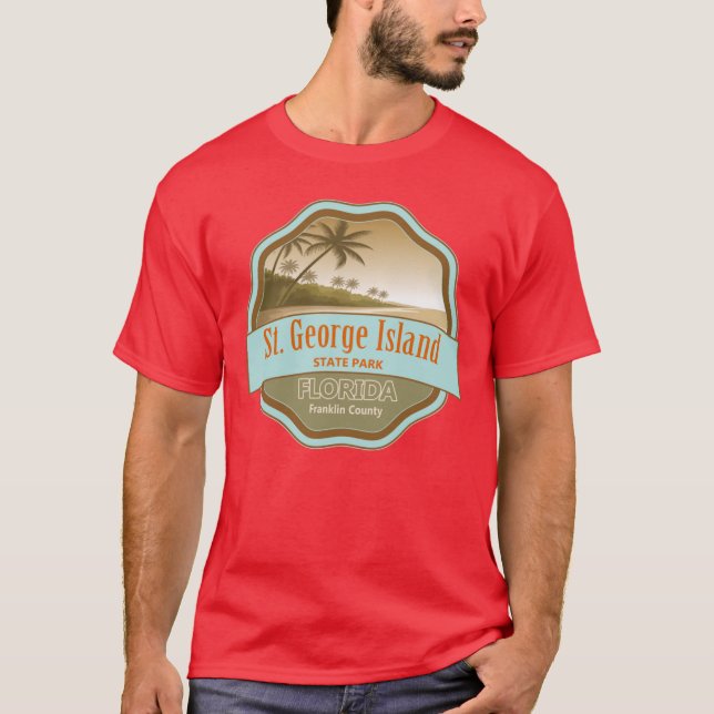 Camiseta Parque Estatal de la Isla de San Jorge Condado de  (Anverso)
