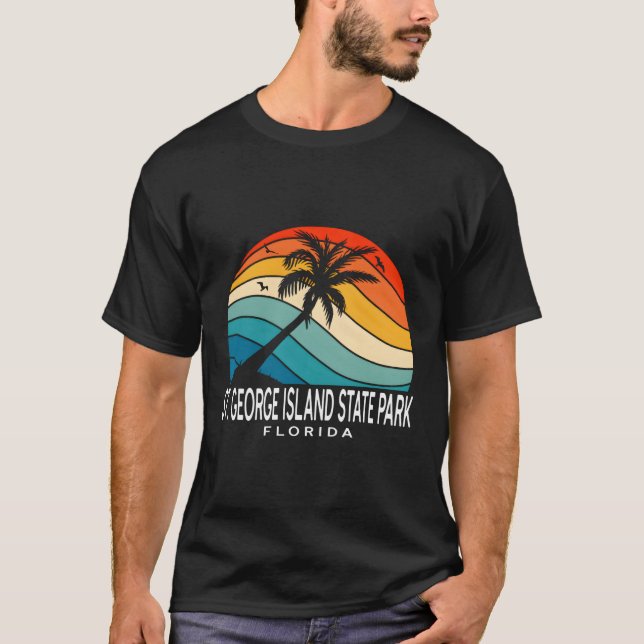 Camiseta Parque Estatal de la Isla de San Jorge Florida Pla (Anverso)