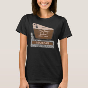 Camiseta Parque estatal de la isla Mackinac Michigan MI Bie