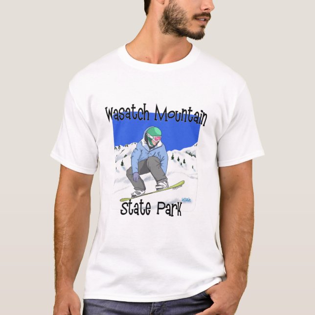 Camiseta Parque estatal de la montaña Wasatch (Anverso)