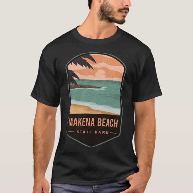 Camiseta Parque estatal de la playa de Makena (Anverso)