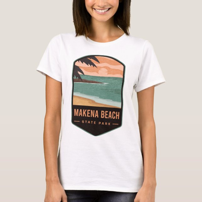 Camiseta Parque estatal de la playa de Makena (Anverso)