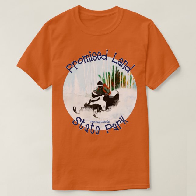 Camiseta Parque Estatal de la Tierra Prometida Pensilvania (Diseño del anverso)