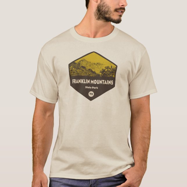 Camiseta Parque Estatal de las Montañas Franklin El Paso Te (Anverso)
