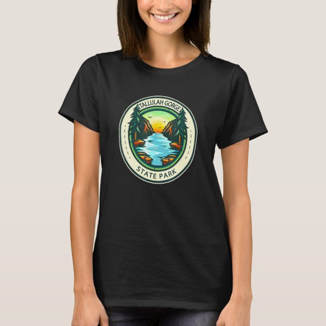 Camiseta Parque estatal del desfiladero de Tallulah Georgia (Anverso)