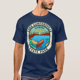Camiseta Parque estatal del lago Guntersville Badge Alabama