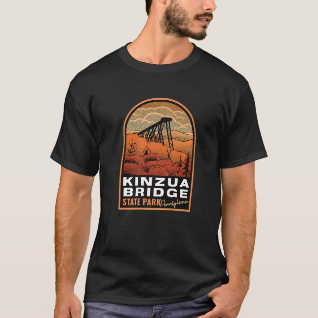Camiseta Parque estatal del puente Kinzua (Anverso)
