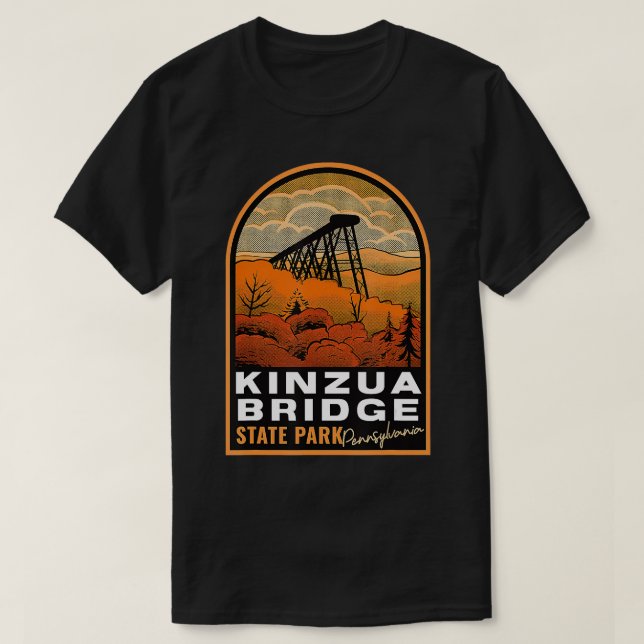 Camiseta Parque estatal del puente Kinzua (Diseño del anverso)