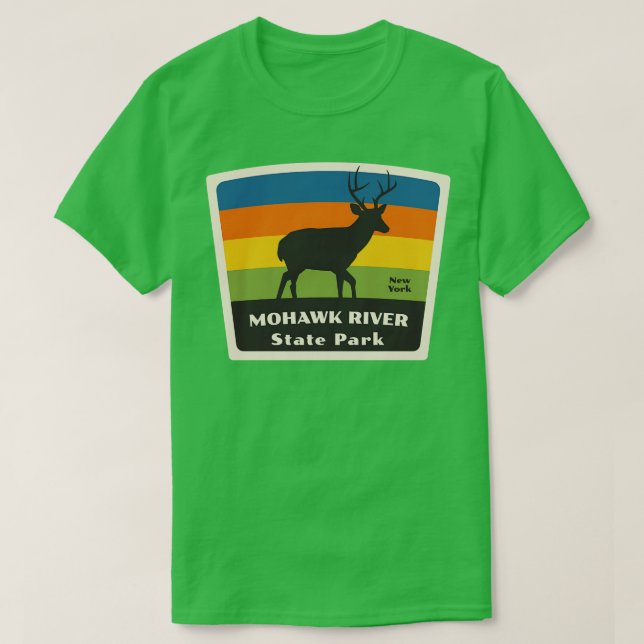Camiseta Parque estatal del río Mohawk Nueva York Roaming D (Diseño del anverso)