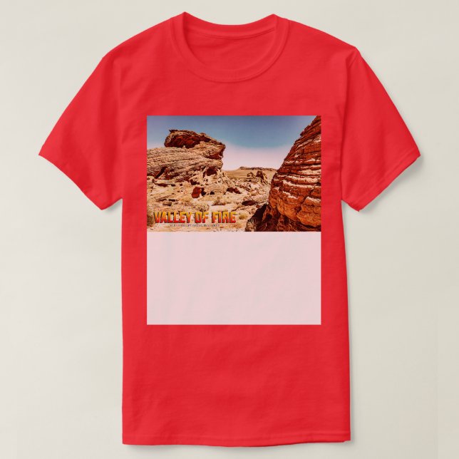 Camiseta Parque estatal del Valle del Fuego 3 (Diseño del anverso)