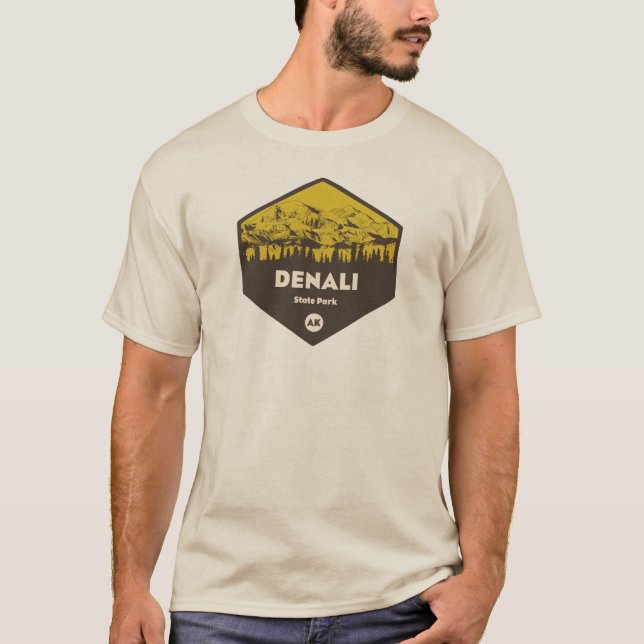 Camiseta Parque estatal Denali Alaska (Anverso)