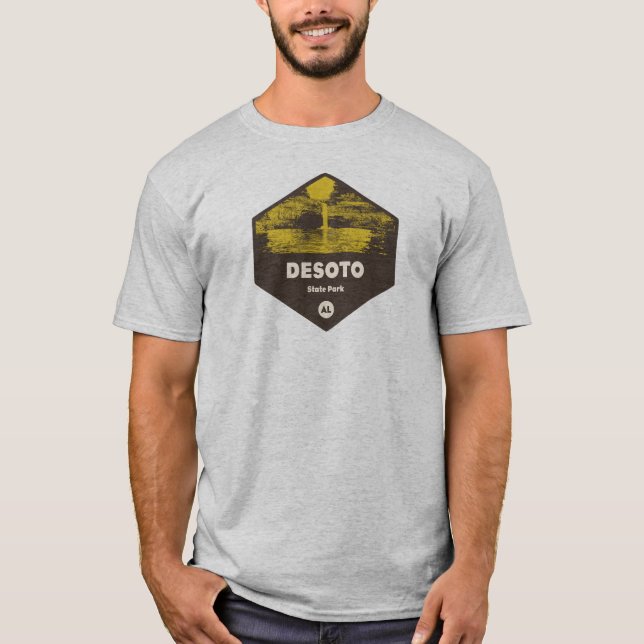 Camiseta Parque estatal DeSoto Alabama (Anverso)