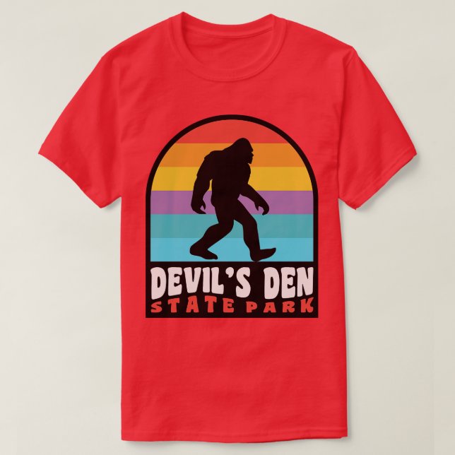 Camiseta Parque estatal Devils Den Bosque Nacional Ozark (Diseño del anverso)