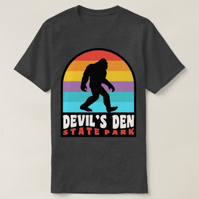 Camiseta Parque Estatal Devils Den Bosque Nacional Ozark TS (Diseño del anverso)