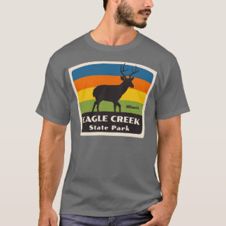 Camiseta Parque Estatal Eagle Creek Illinois Roaming Deer
