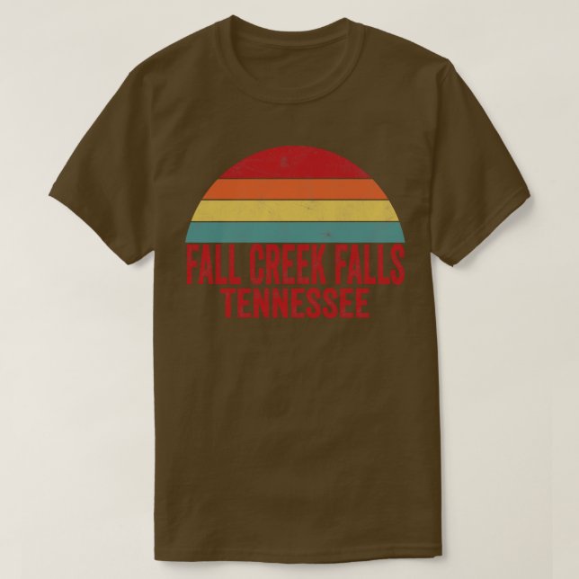 Camiseta Parque estatal Fall Creek Falls Tennessee (Diseño del anverso)