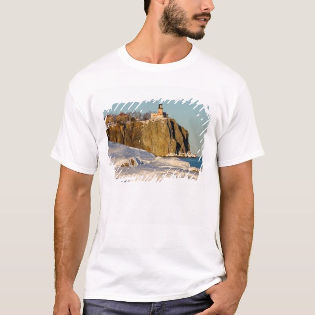 Camiseta Parque Estatal Farol Split Rock en el lago (Anverso)