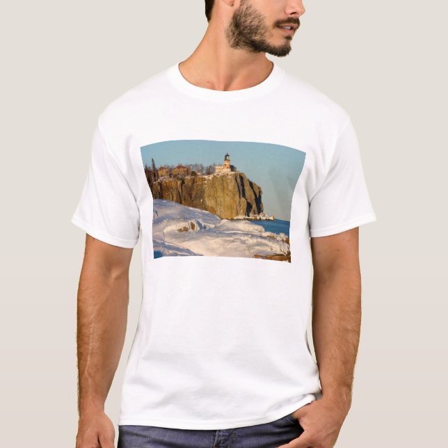 Camiseta Parque Estatal Farol Split Rock en el lago (Anverso)