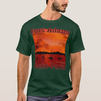 Camiseta Parque estatal Fort Adams Isla Rhode