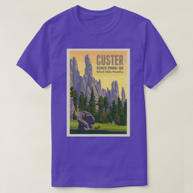Camiseta Parque estatal Fort Custer (Diseño del anverso)